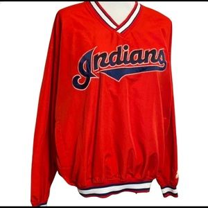 MLB Cleveland Indians Pullover Jacket with Pockets